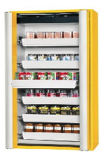 Bezpečnostní skříň s požární odolností 90min_6x zásuvka, ocelový poplastovaný plech